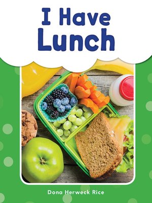 cover image of I Have Lunch Read-along ebook